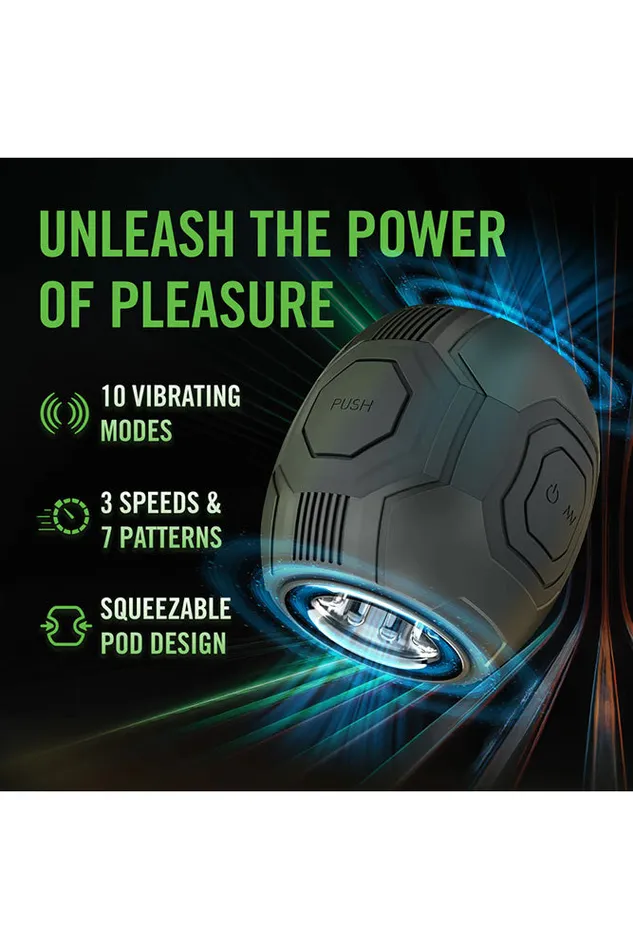 Anal Blush Novelties M for Men Dome X Vibrating Automatic Masturbator BlackClear Blush
