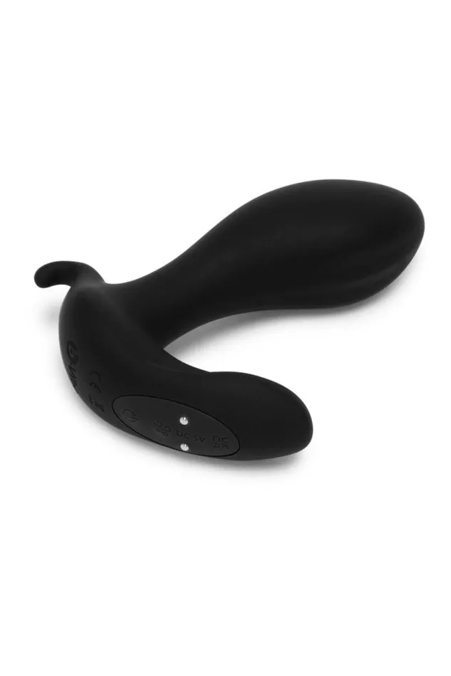 BVibe Male Sex Toys bVibe Expand Vibrating Inflating Prostate Plug with Remote Control Black