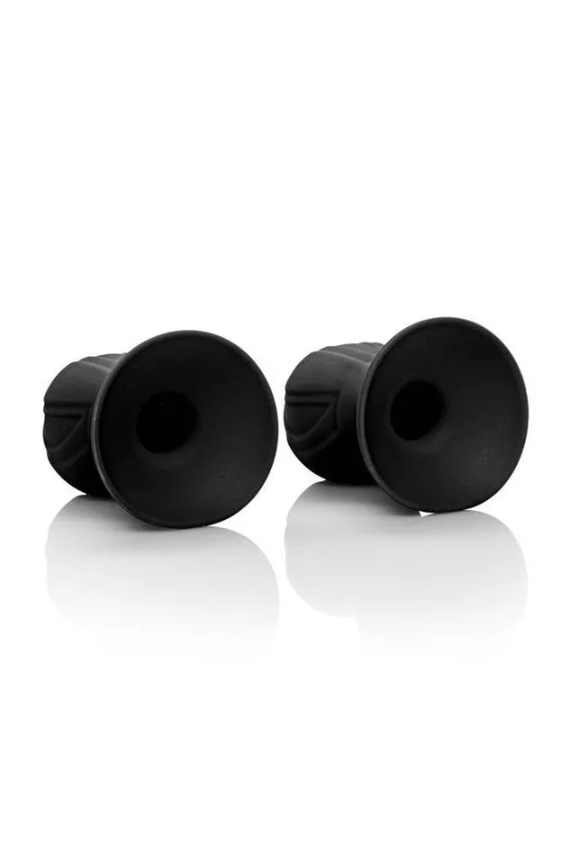 Cal Exotics Anal Cal Exotics Nipple Play Silicone Pro Nipple Suckers Black