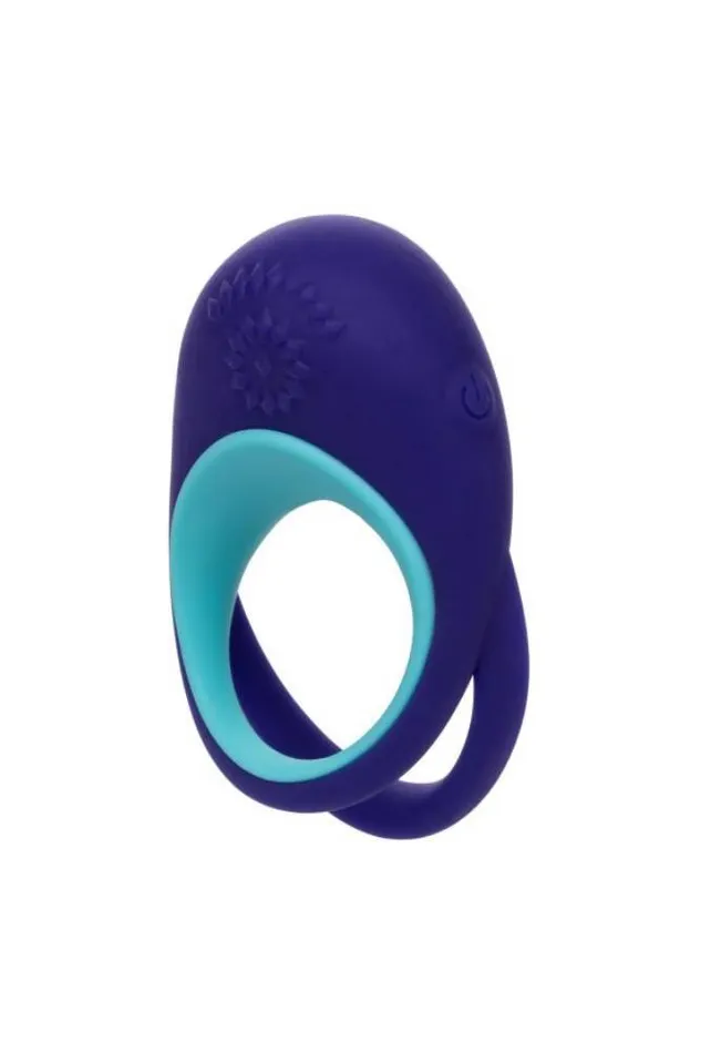 Cal Exotics Male Sex Toys Cal Exotics Link Up Alpha Cock Ring Set Blue