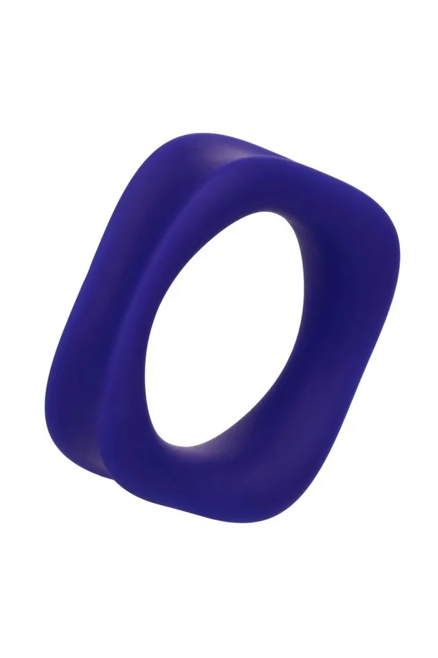 Cal Exotics Male Sex Toys Cal Exotics Link Up Alpha Cock Ring Set Blue