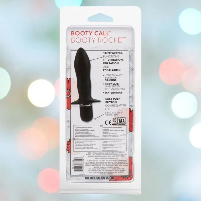 CalExotics Booty Call Booty Rocket Vibrating Anal Stimulator Male Sex Toys