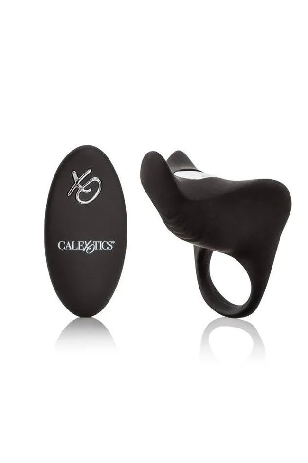 Couples Cal Exotics Cal Exotics Couples Enhancer Silicone Remote Pleasurizer Cock Ring Black