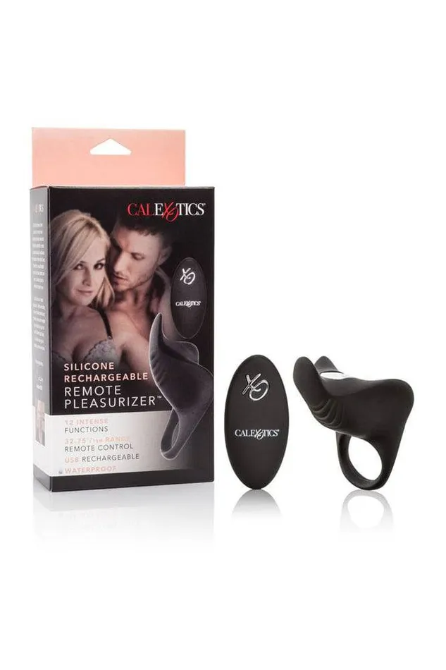Couples Cal Exotics Cal Exotics Couples Enhancer Silicone Remote Pleasurizer Cock Ring Black