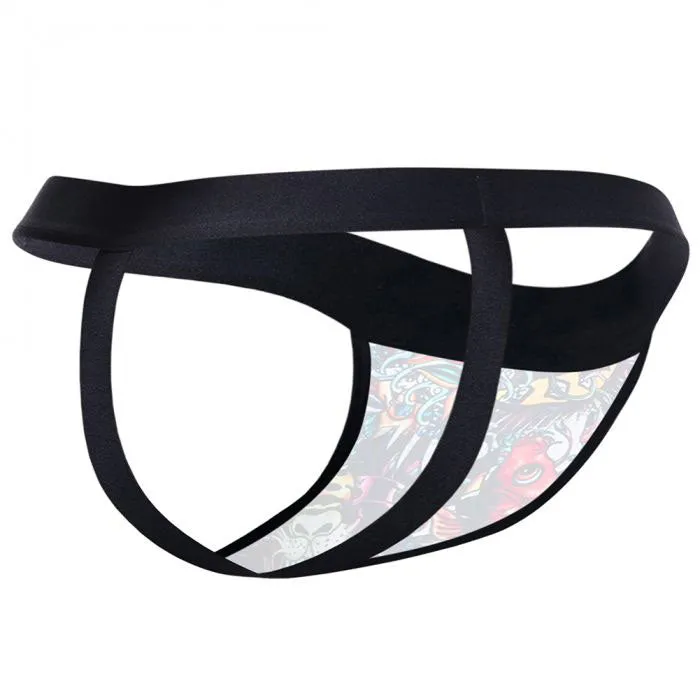 CUT 4 MEN Mens Underwear C4M Jockstrap Provocative Tattoo