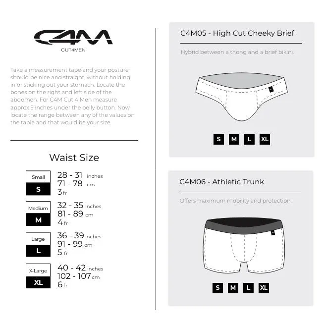 CUT 4 MEN Mens Underwear C4M Jockstrap Provocative Tattoo