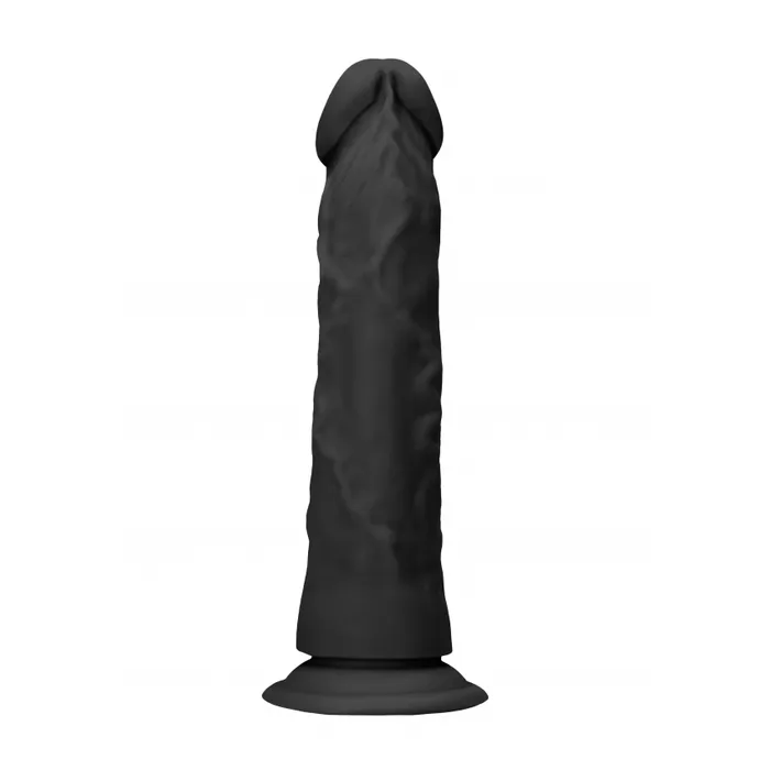 Dildos Shots Real Rock Skin Dong 10 Inch Black Shots Toys