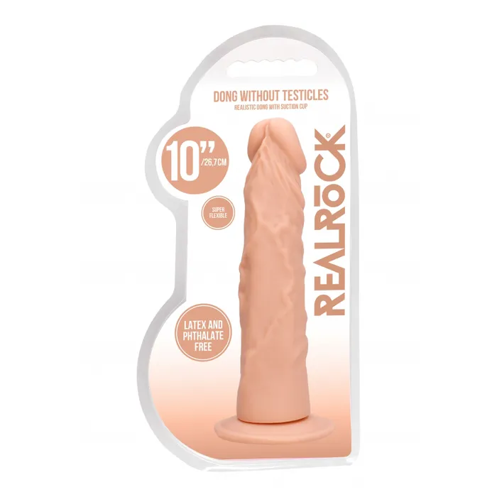 Dildos Shots Toys Shots Real Rock Skin Dong 10 Inch Light