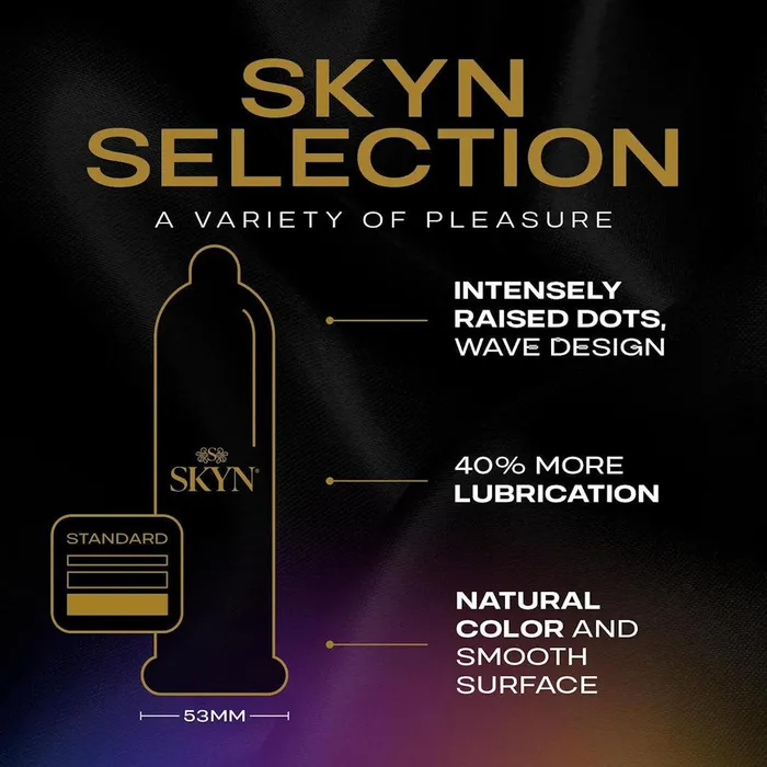 Enhancers LifeStyles SKYN Selection Condom Variety Pack LatexFree LifeStyles