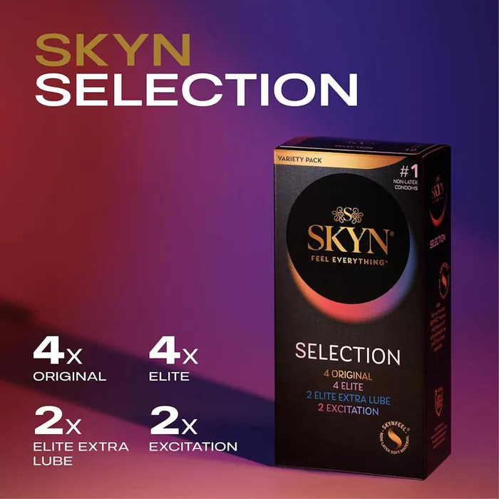 Enhancers LifeStyles SKYN Selection Condom Variety Pack LatexFree LifeStyles