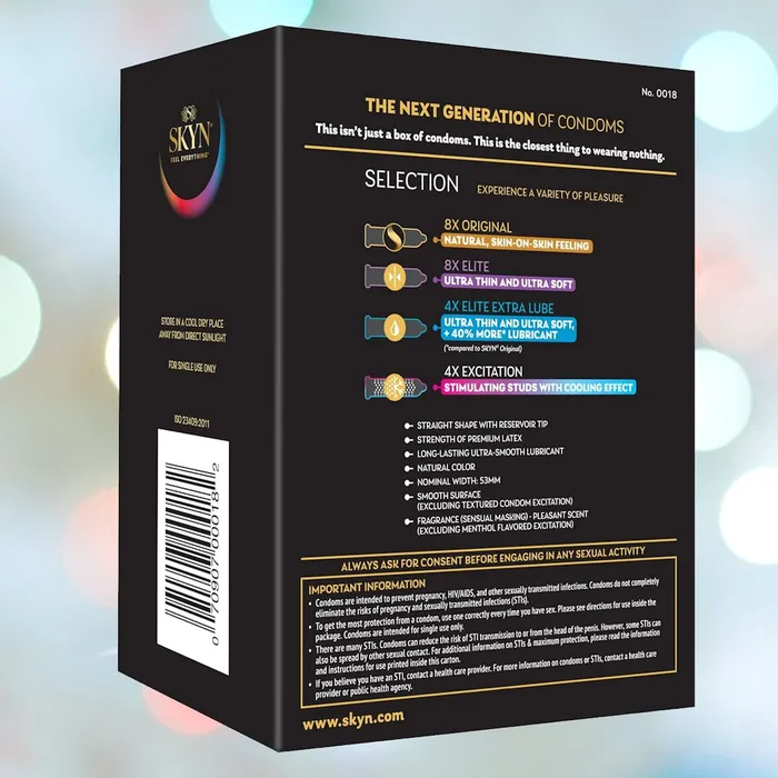 Enhancers LifeStyles SKYN Selection Condom Variety Pack LatexFree LifeStyles