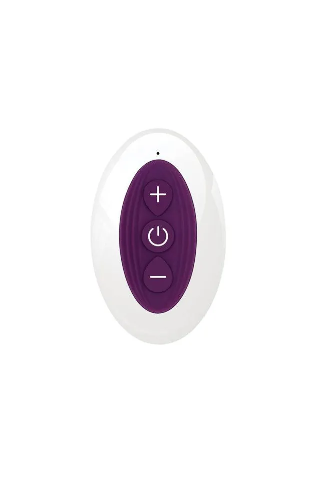 Evolved Vibrators Gender X Velvet Hammer Thrusting Dual Vibrator Purple