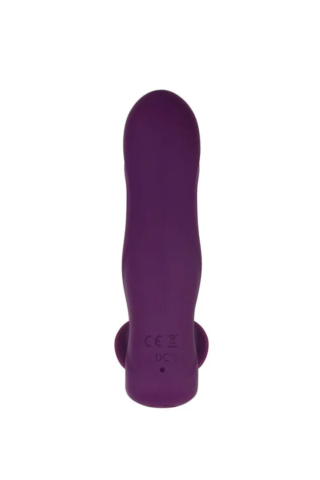 Evolved Vibrators Gender X Velvet Hammer Thrusting Dual Vibrator Purple