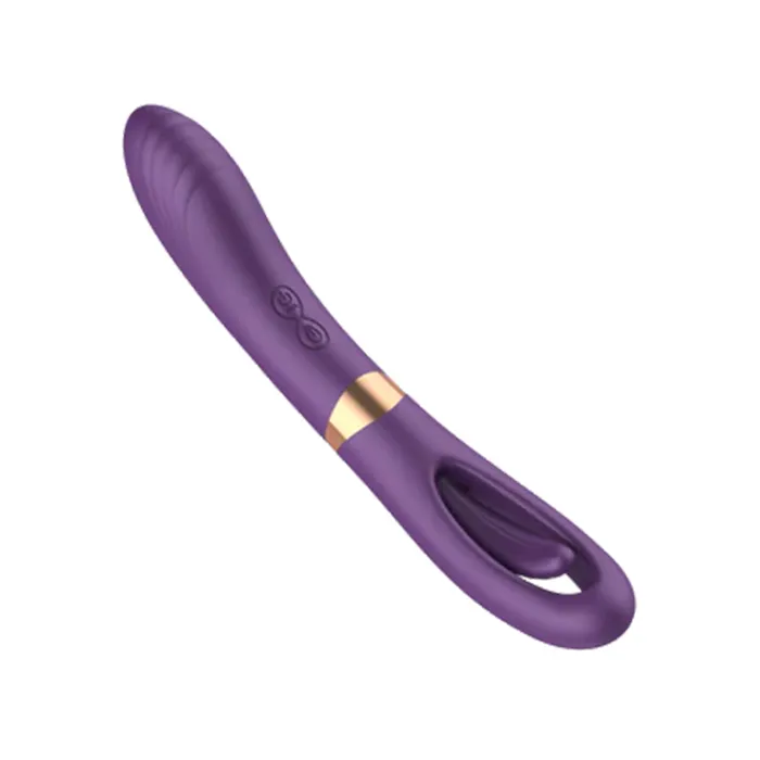 Flapping G spot Vibrator with Clit Vibration Amovibe Female Sex Toys