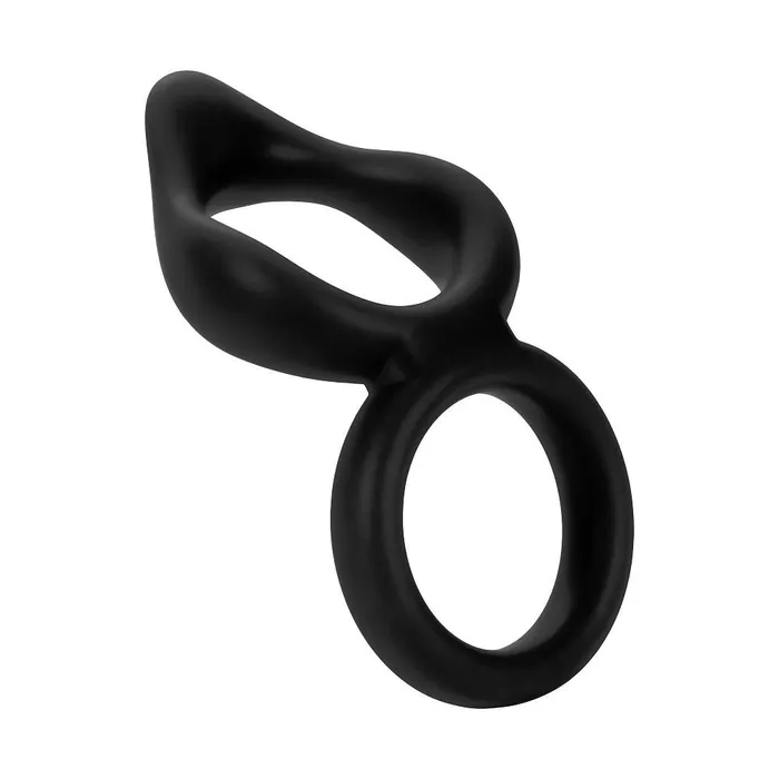FORTO Male Sex Toys FORTO F88 Double Liquid Silicone Cock Ring Black