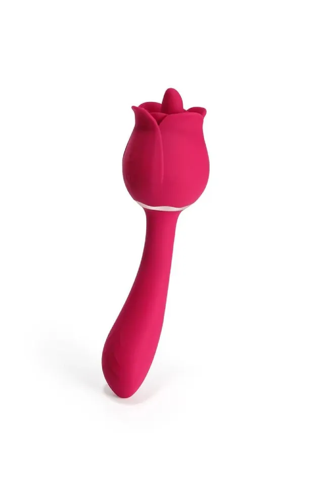 Honey Play Box Vibrators Honey Play Box Rhea The Rose Licking Tongue GSpot Vibrator Red Honey Play Box Vibrators Honey Play Box Rhea The Rose Licking Tongue GSpot Vibrator Red