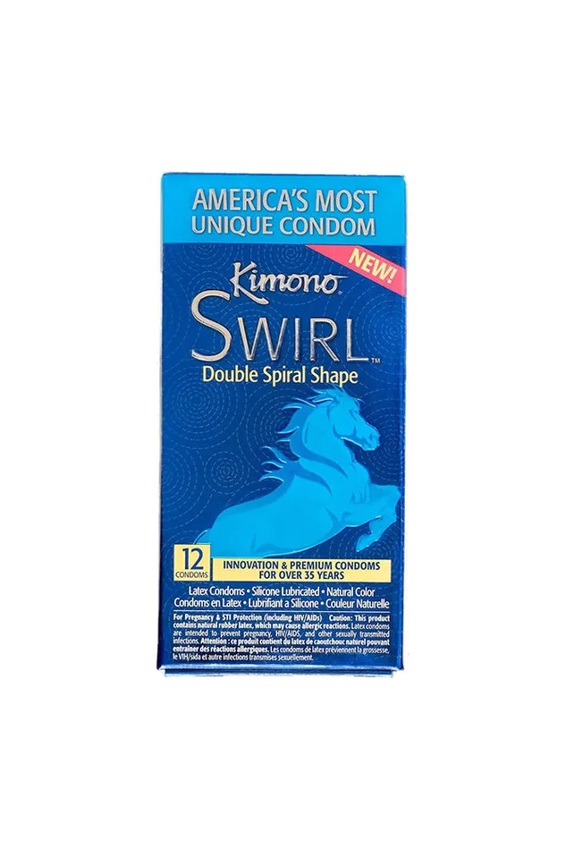 Kimono Swirl Swirl Premium Lubricated Condoms 12 Pack Kimono Female Sex Toys Kimono Swirl Swirl Premium Lubricated Condoms 12 Pack Kimono Female Sex Toys