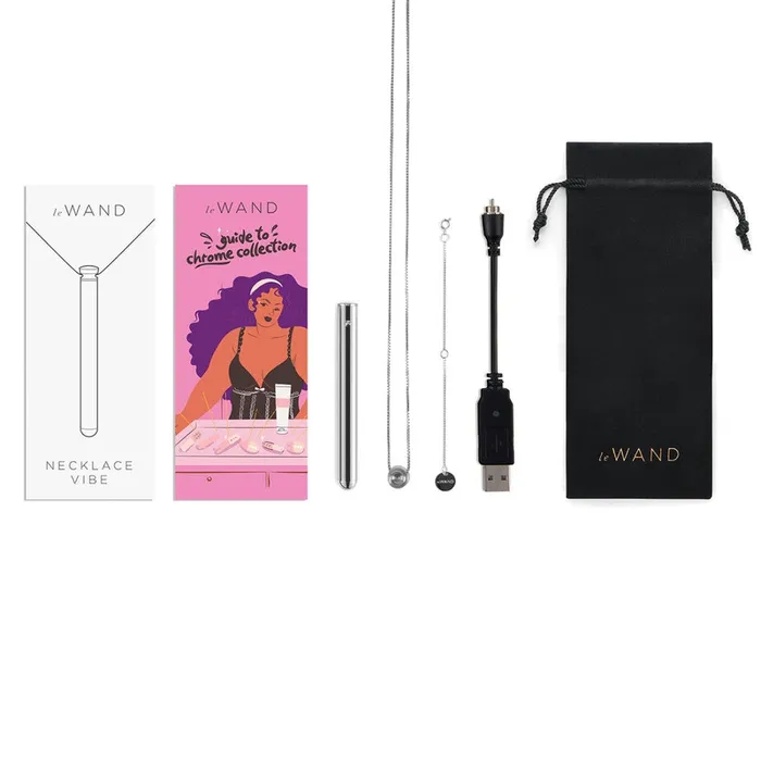 Le Wand Vibrators Le Wand Vibrating Necklace Silver