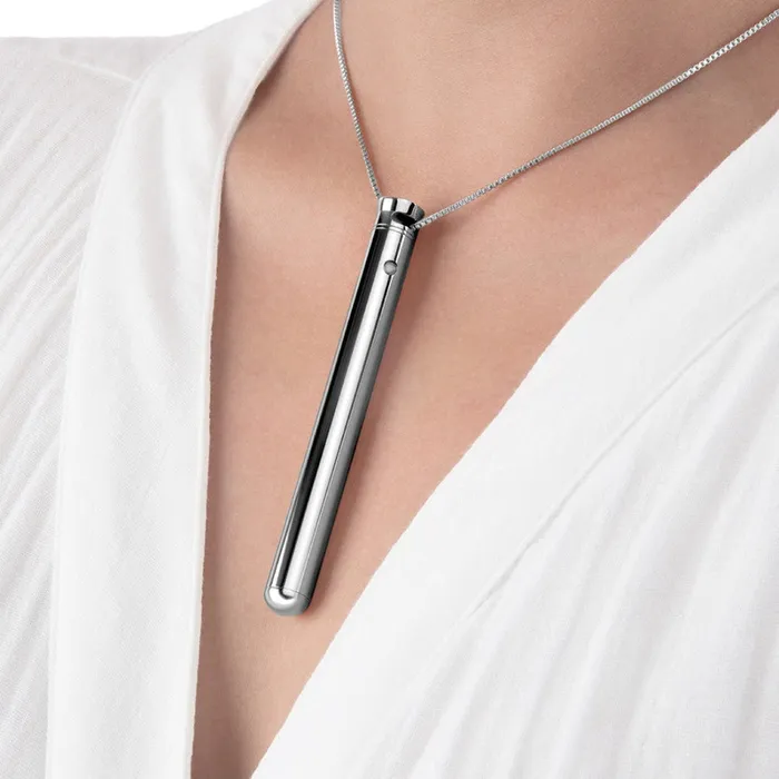 Le Wand Vibrators Le Wand Vibrating Necklace Silver