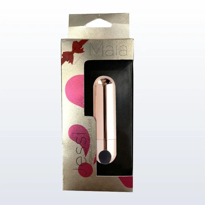 Maia Vibrators Maia Jessi Rechargeable Mini Bullet Vibe Rose Gold