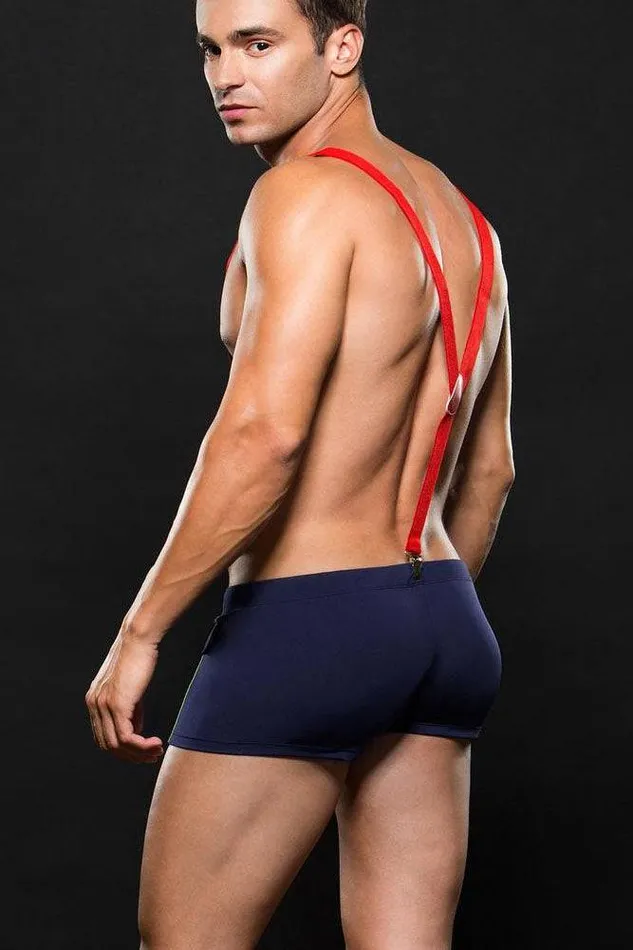 Male Sex Toys XGen XGen BLEC02 Fireman Briefs with Suspenders Male Sex Toys XGen XGen BLEC02 Fireman Briefs with Suspenders