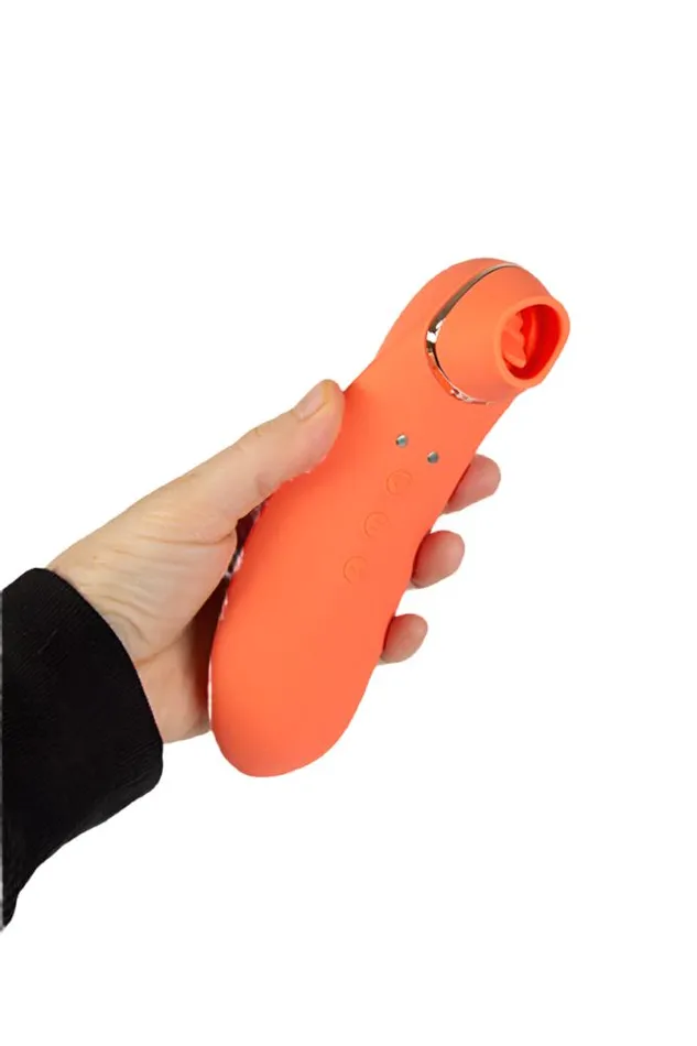 Nu Sensuelle Nu Sensuelle Trinitii Triple Action Multi Play Vibrator Orange Vibrators
