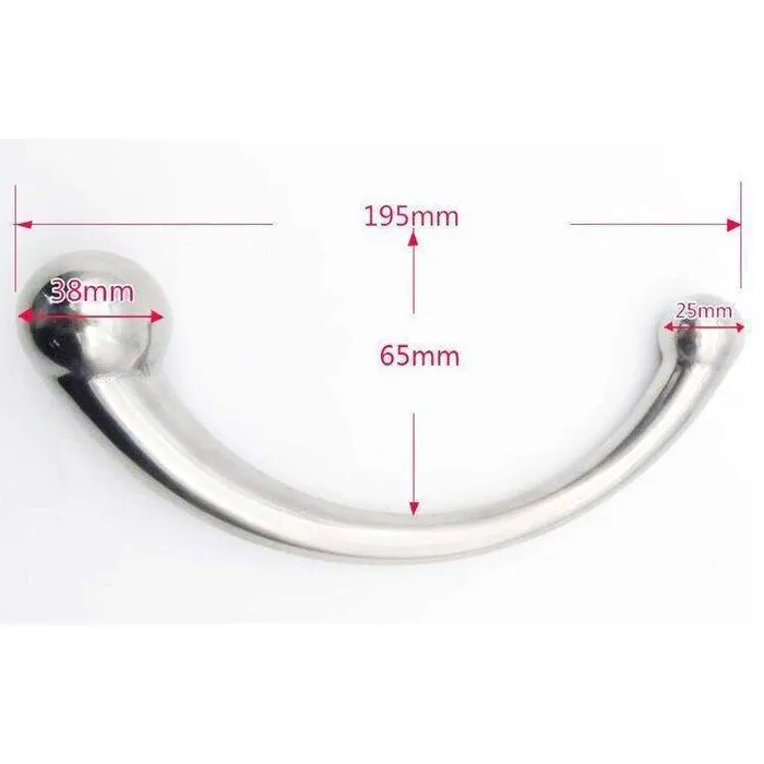 Oxyshop Dildos Steel Curved Double end Dildo