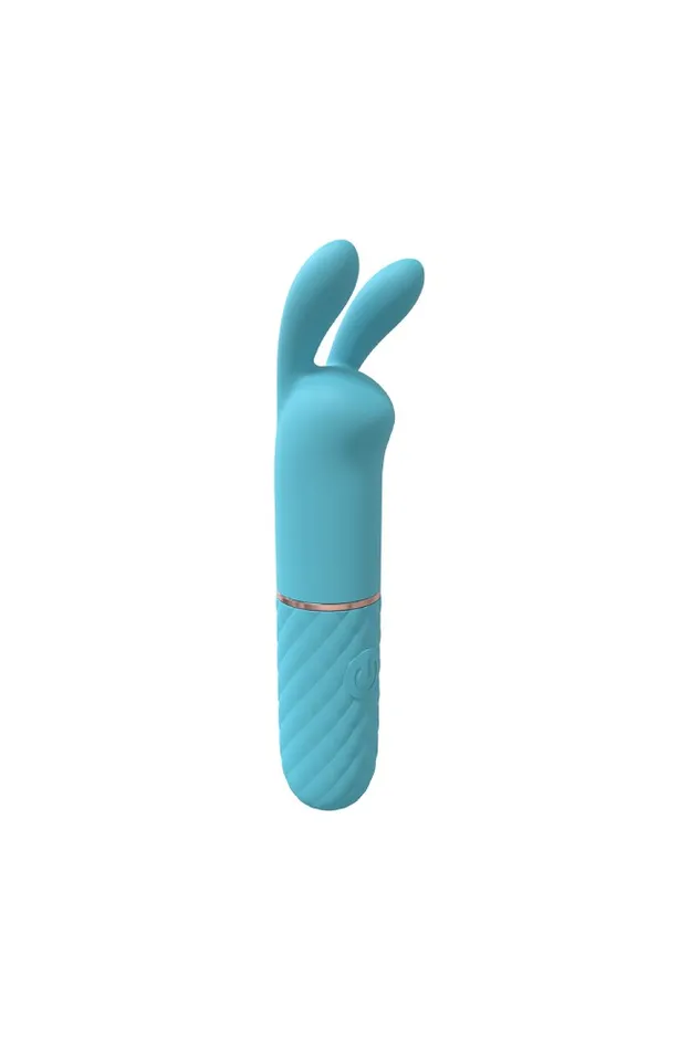 Shots Toys Loveline Dona Mini Rabbit Vibrator Turquoise Shots Toys Vibrators Shots Toys Loveline Dona Mini Rabbit Vibrator Turquoise Shots Toys Vibrators