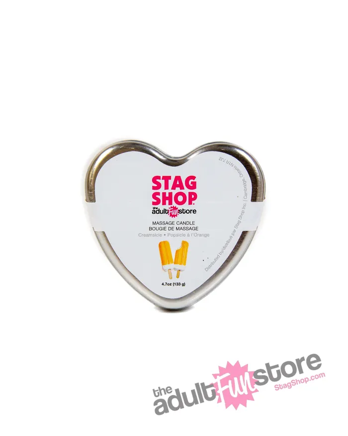 Stag Shop Couples Stag Shop Heart Massage Candle 47oz Assorted Scents