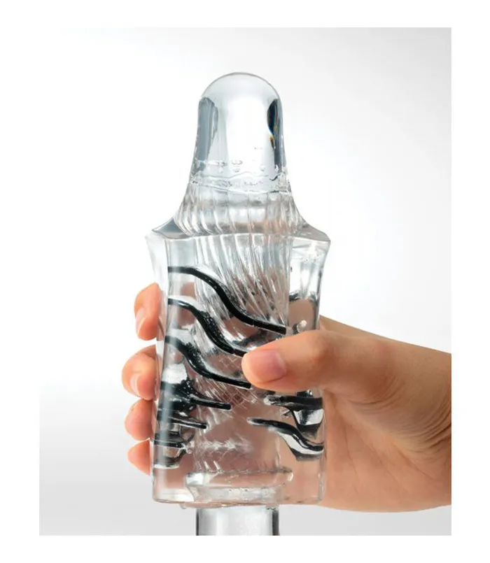 Tenga Male Sex Toys Crysta Block Masturbation Sleeve