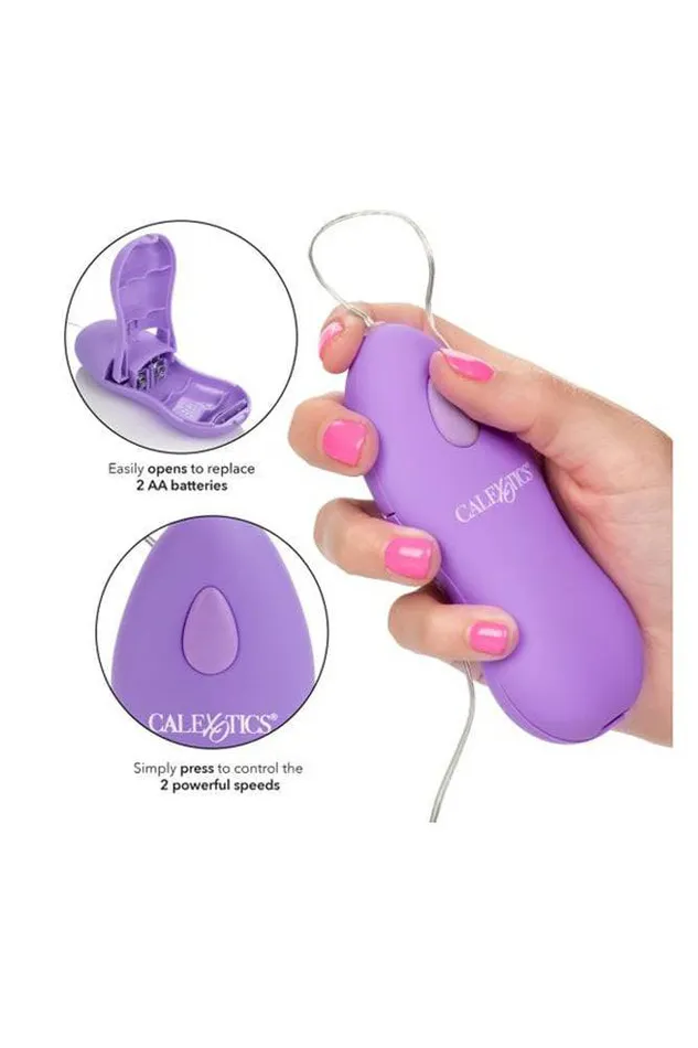 Vibrators Cal Exotics Cal Exotics Whisper MicroHeated Bullet Vibrator Purple