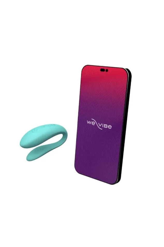 WeVibe Vibrators WeVibe Sync Lite Adjustable Dual Couples Vibrator Aqua