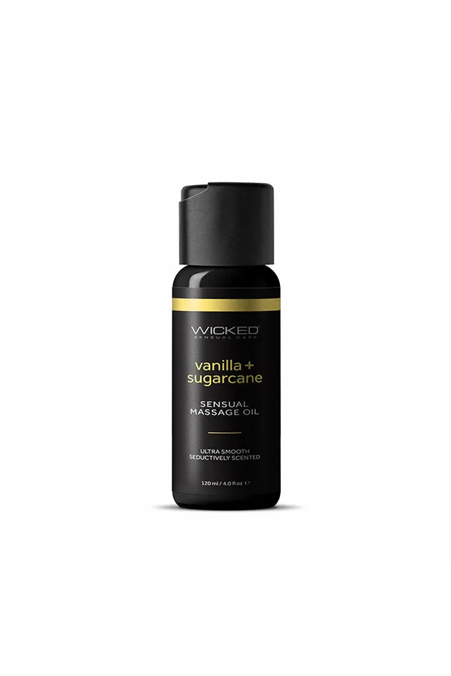 Wicked Sensual Care Couples Wicked Sensual Care Sensual Massage Oil Vanilla Sugarcane 4oz Wicked Sensual Care Couples Wicked Sensual Care Sensual Massage Oil Vanilla Sugarcane 4oz