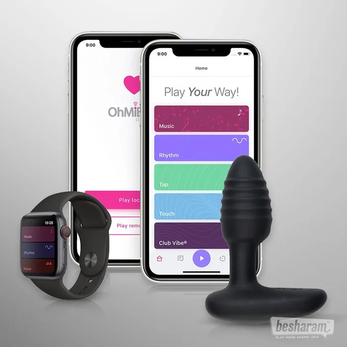Anal OhMiBod LUMEN App Controlled Vibrating Butt Plug OhMiBod