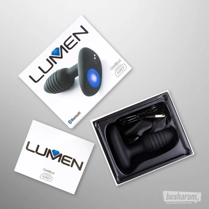 Anal OhMiBod LUMEN App Controlled Vibrating Butt Plug OhMiBod