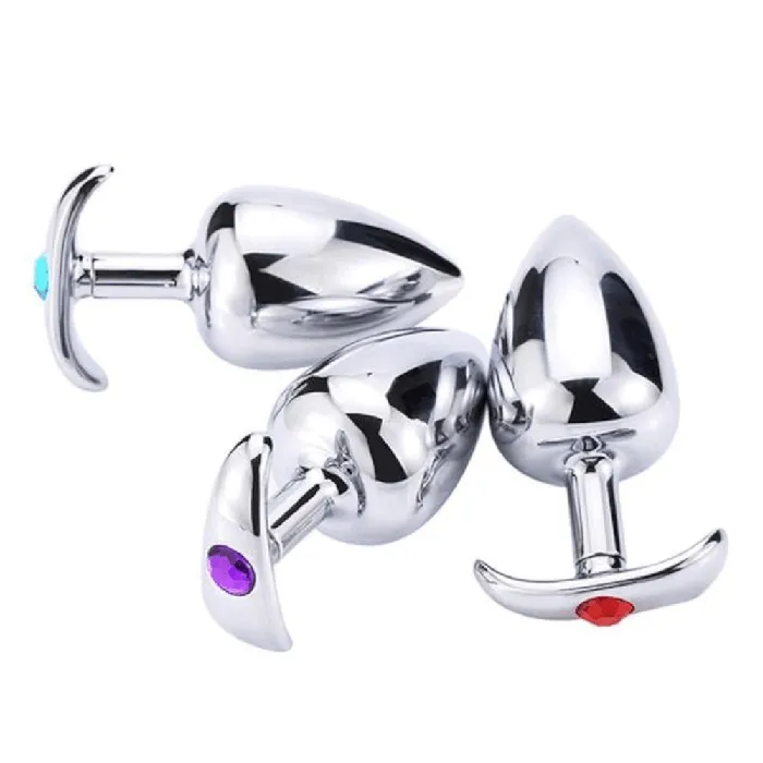 AnchorInspired Princess Metal Jeweled Plug 276 to 358 Long Lovegasm Anal