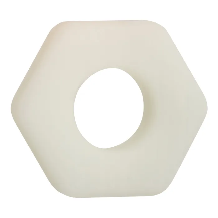 CalExotics Alpha GlowintheDark Liquid Silicone Prolong Sexagon Ring White Female Sex Toys CalExotics Alpha GlowintheDark Liquid Silicone Prolong Sexagon Ring White Female Sex Toys