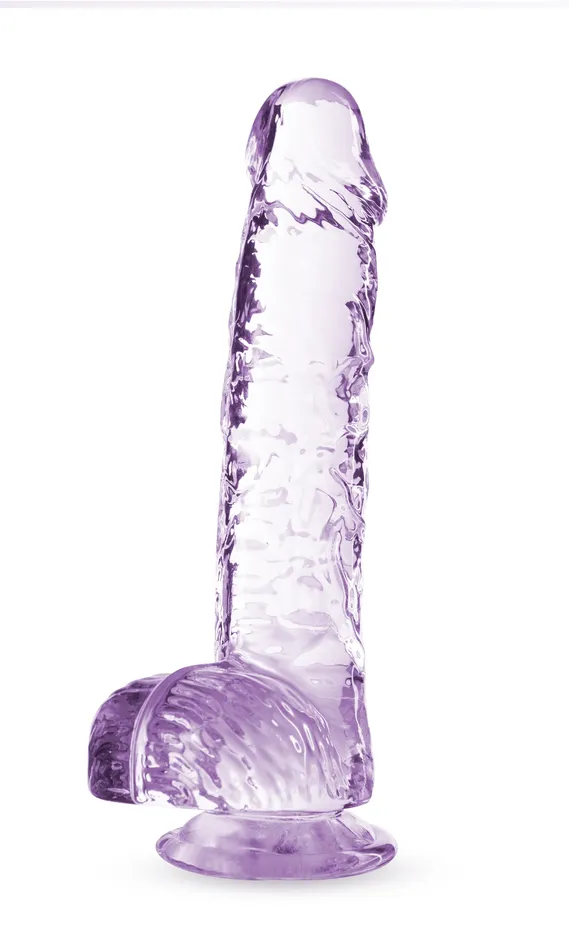 Dildos Blush Naturally Yours 6 Inch Crystalline Dildo Amethyst
