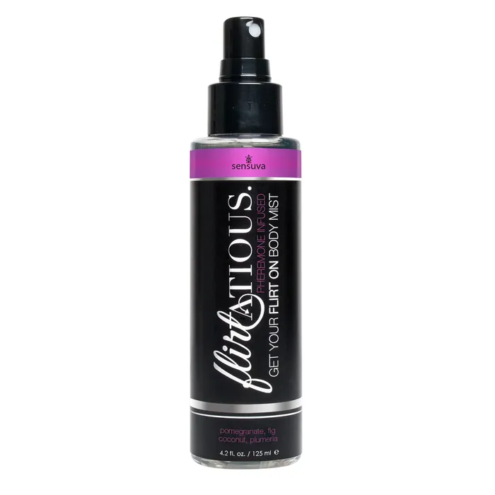 Female Sex Toys Flirtatious Pheromone Infused Body Mist Pomegranate Fig Plumeria 42 floz 125ml Sensuva Female Sex Toys Flirtatious Pheromone Infused Body Mist Pomegranate Fig Plumeria 42 floz 125ml Sensuva