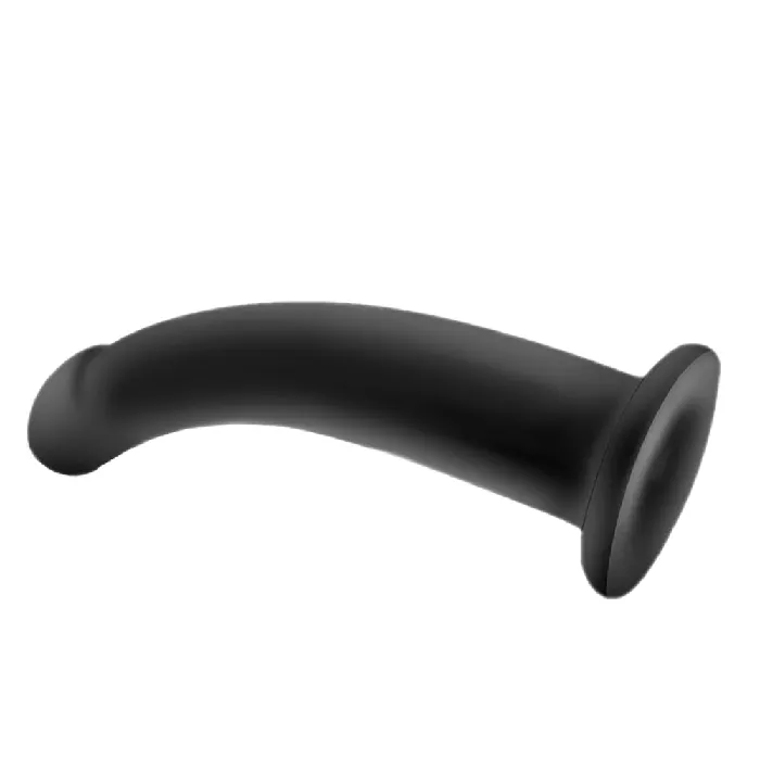 Female Sex Toys Lovegasm Smooth Beginner 5 Slim Black Mini Dildo With Suction Cup