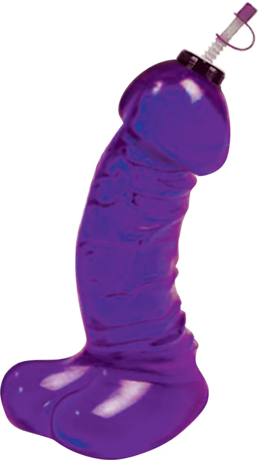 Hott Products Vibrators Dicky Chug Sports Bottle Purple