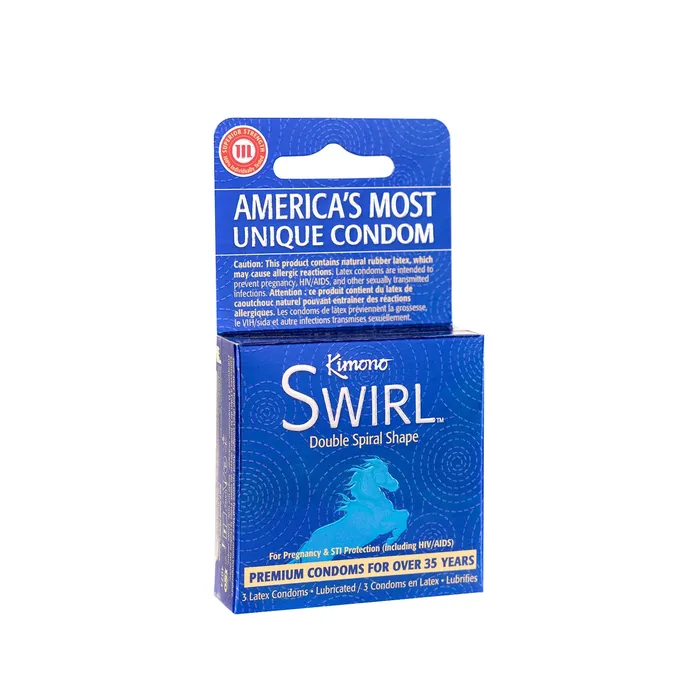 Kimono Swirl 3 Count Condoms Paradise Marketing Vibrators