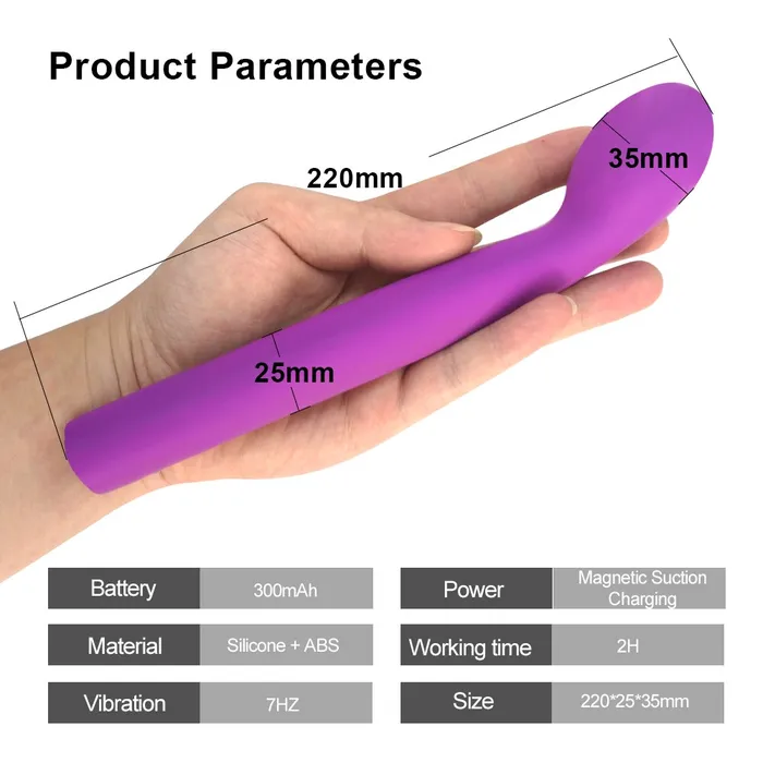 LAZADASEXTOYS Female Sex Toys Powerful Waterproof G spot Vibrator Sex toys for Woman Soft Silicone Rechargeable Clitoris Stimulator Massage Toys for Adults