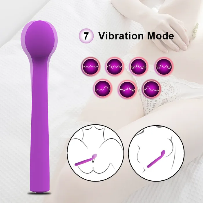LAZADASEXTOYS Female Sex Toys Powerful Waterproof G spot Vibrator Sex toys for Woman Soft Silicone Rechargeable Clitoris Stimulator Massage Toys for Adults