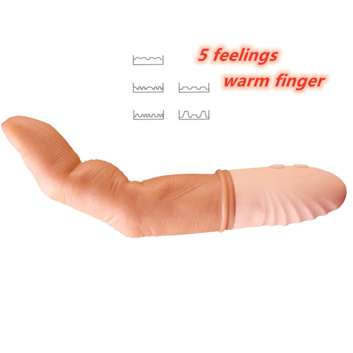 LAZADASEXTOYS Male Sex Toys New Arrival Smart Warm Faked Finger Knocked Vagina Massager Prostate Clitoris Masturbator Sex Vibrators Heating Wand Toys Bullet