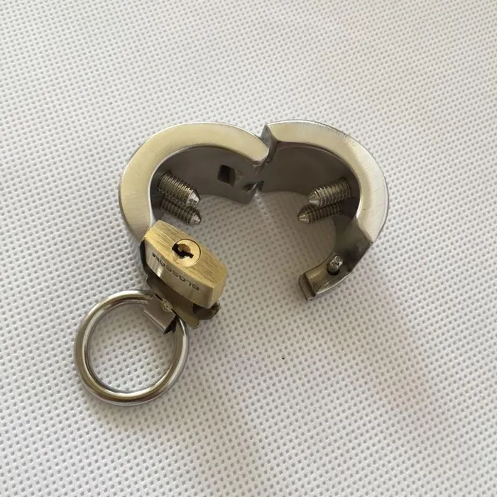 Lovegasm Couples Sadists Fancy Lockable Testicle Cuffs