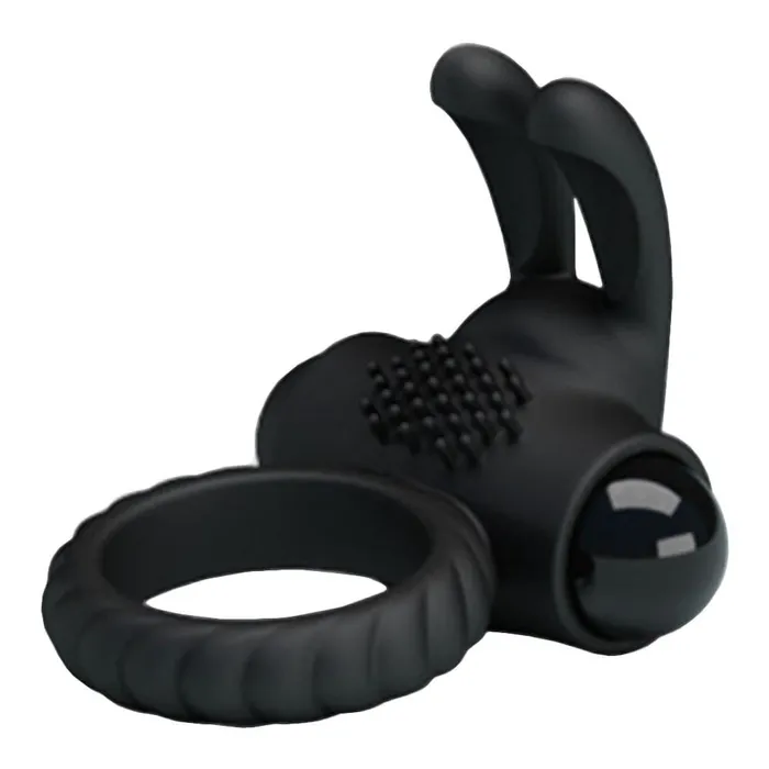Lovegasm Female Sex Toys Erection Lock Black Cock Bunny Ring
