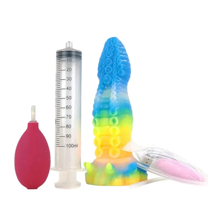 Lovegasm Female Sex Toys Luminous Alien 7 Demon Silicone Squirting Dildo Fantasy Vibrator Grande Huge Horse Cums Xenomorph Lovegasm Female Sex Toys Luminous Alien 7 Demon Silicone Squirting Dildo Fantasy Vibrator Grande Huge Horse Cums Xenomorph