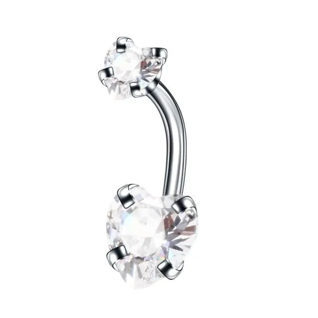 Lovegasm Female Sex Toys Zircon Crystal Clitoral Hood Piercing Jewelry