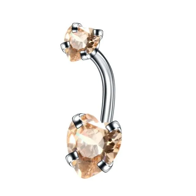 Lovegasm Female Sex Toys Zircon Crystal Clitoral Hood Piercing Jewelry